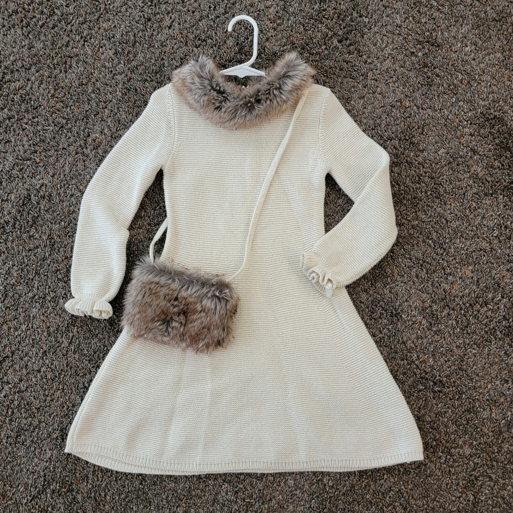 Girls Tahari Sweather Dress